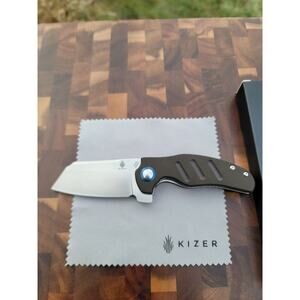Kizer Vanguard Sheepdog Knife Mini Dark Army EDC Liner Lock C01C V3488C2 New